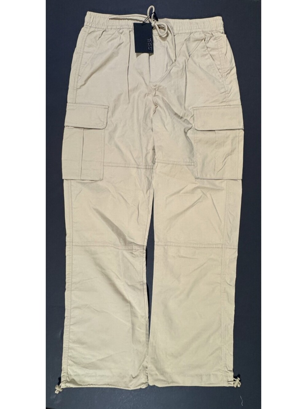 CSG Tan Relaxed Fit Canyon Cargo Pants Casual Utility Work Mens Size M NWT